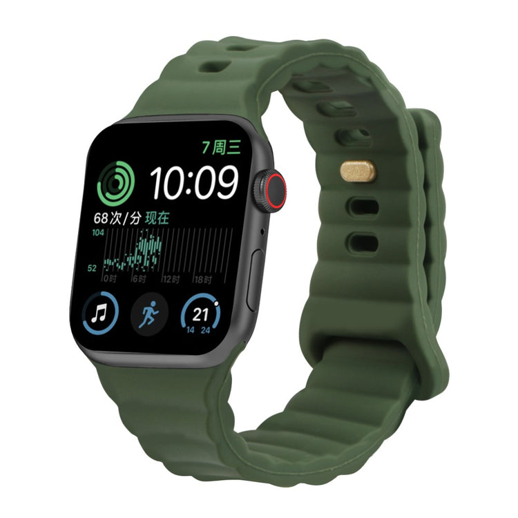 Meget slidstærk Universal Apple Silikone Rem - Grøn#serie_7