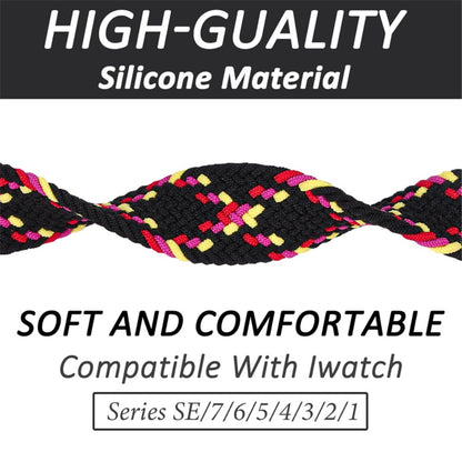 Vildt sejt Universal Apple Nylon Rem - Størrelse: L - Flerfarvet#serie_5
