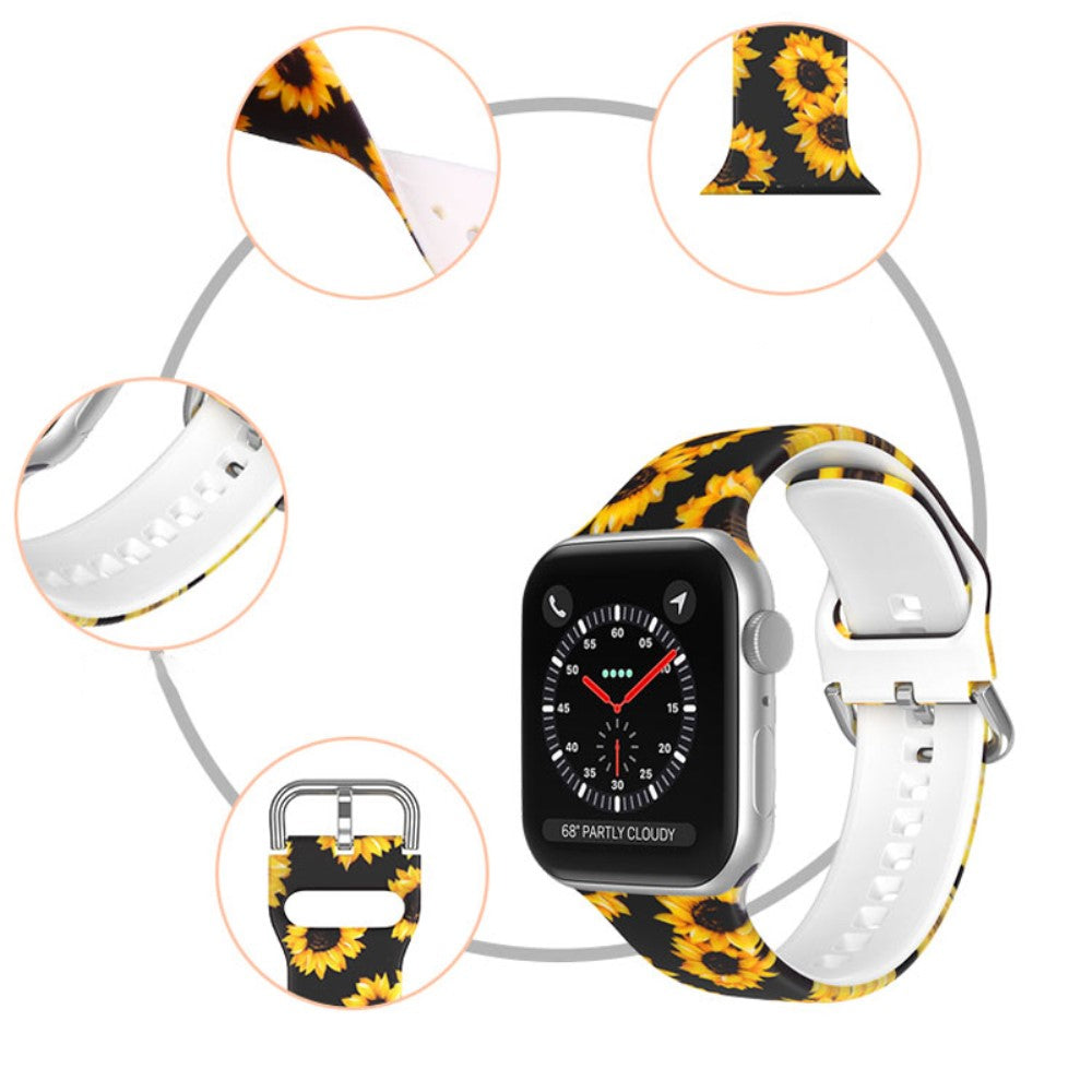 Rigtigt holdbart Universal Apple Silikone Rem - Sort#serie_13