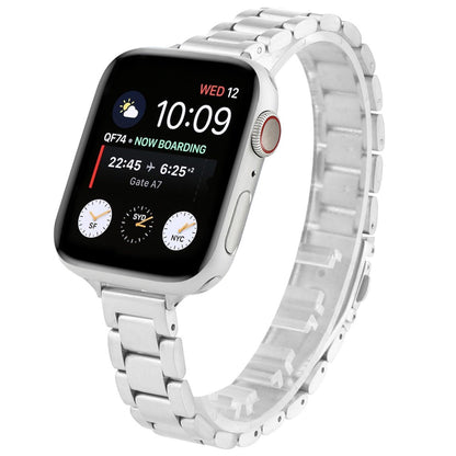 Rigtigt skøn Universal Apple Metal Rem - Sølv#serie_4