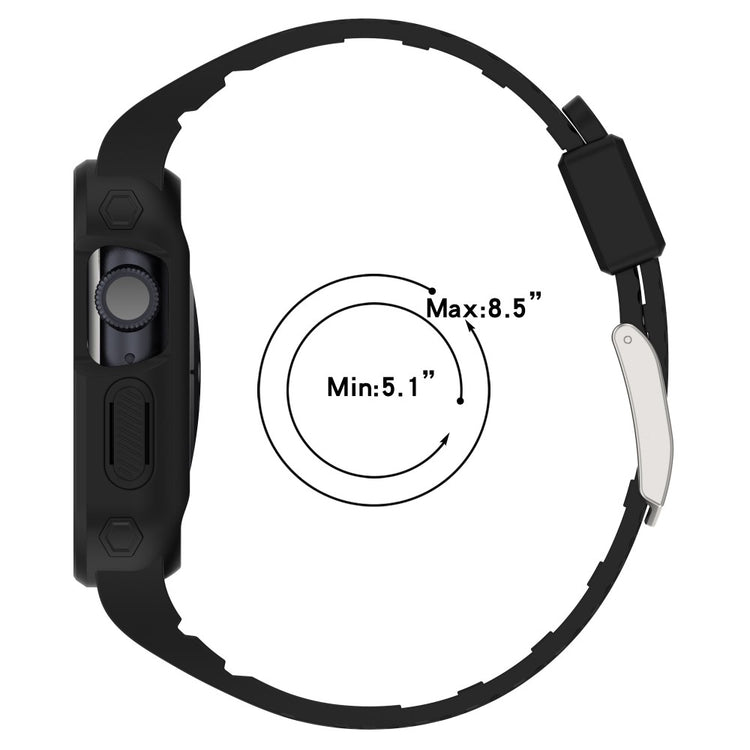 Meget Komfortabel Plastik Universal Rem passer til Apple Smartwatch - Sort#serie_1
