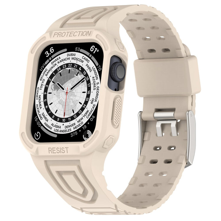 Meget Komfortabel Plastik Universal Rem passer til Apple Smartwatch - Hvid#serie_8