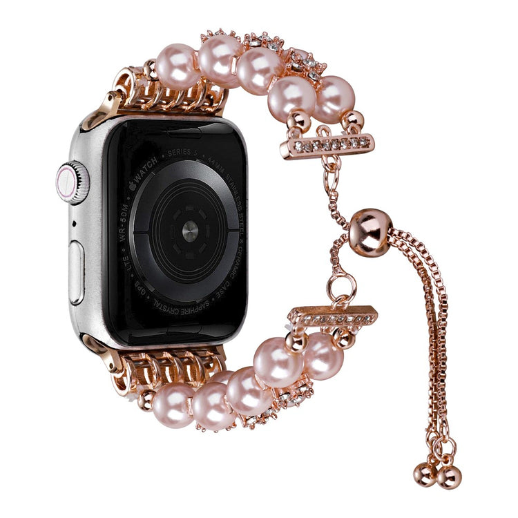 Skøn Plastik Og Rhinsten Universal Rem passer til Apple Smartwatch - Pink#serie_2