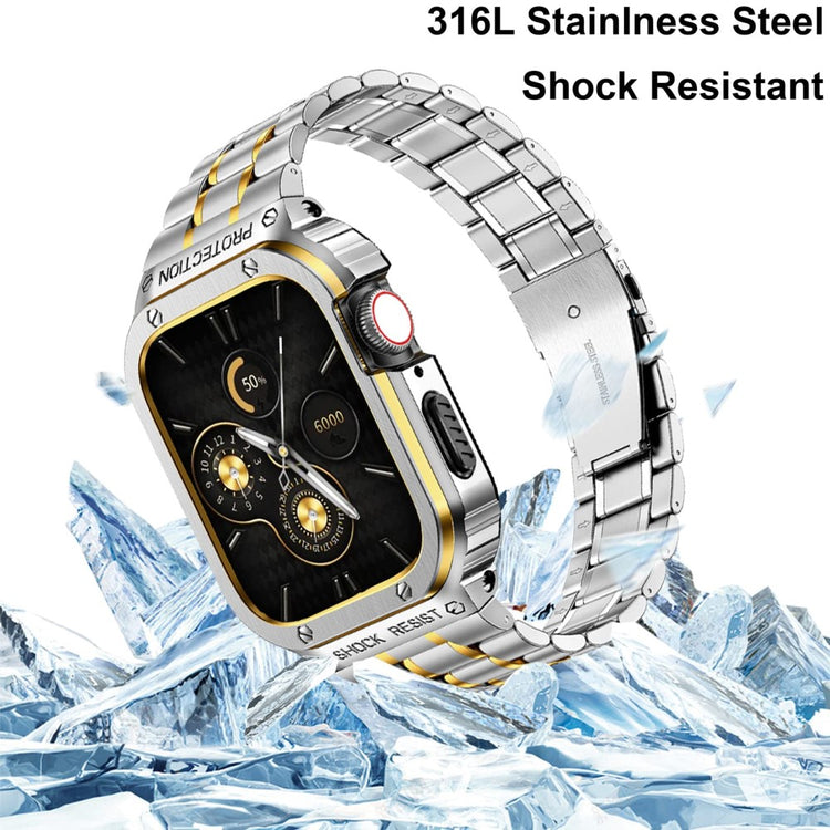 Helt Vildt Fint Metal Universal Rem passer til Apple Smartwatch - Sølv#serie_1