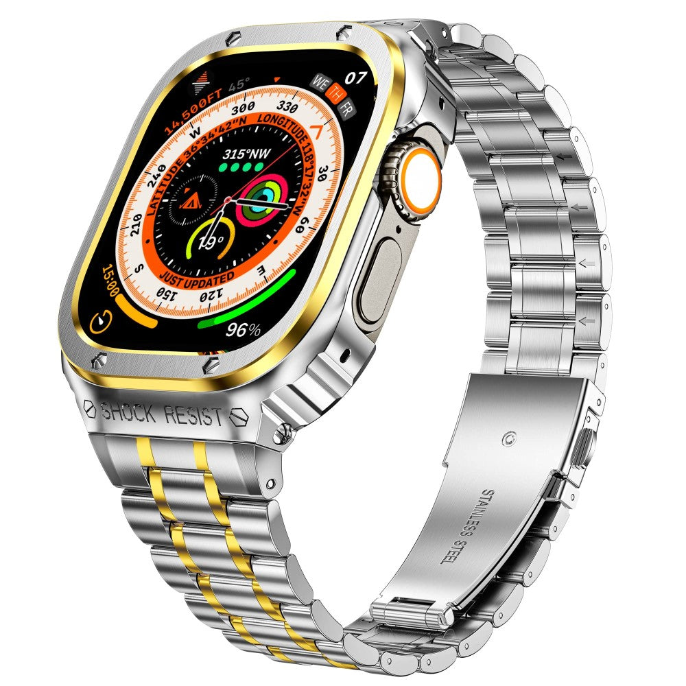 Helt Vildt Fint Metal Universal Rem passer til Apple Smartwatch - Sølv#serie_1