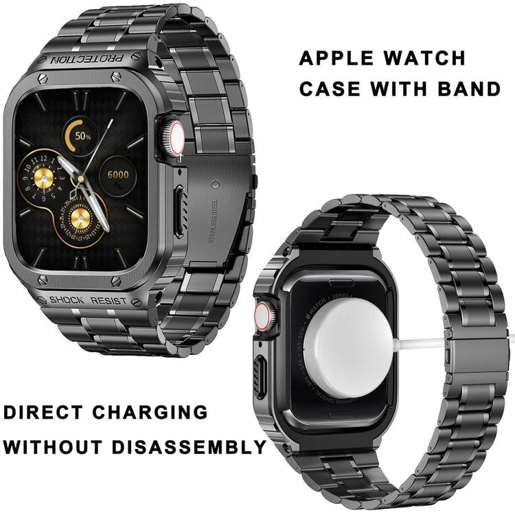 Helt Vildt Fint Metal Universal Rem passer til Apple Smartwatch - Sølv#serie_3
