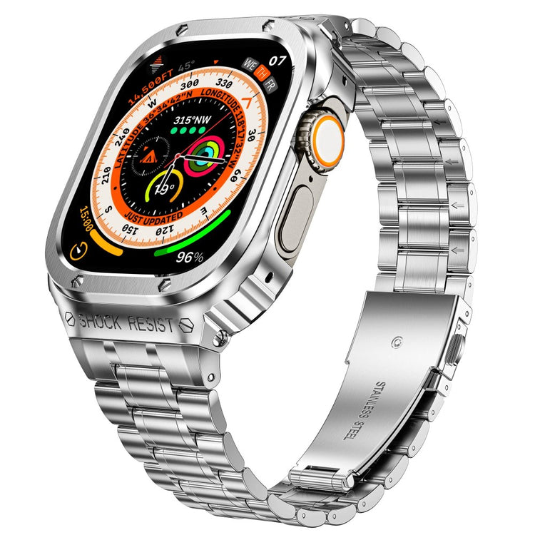 Helt Vildt Fint Metal Universal Rem passer til Apple Smartwatch - Sølv#serie_5