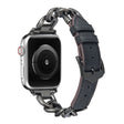 Super skönt Universell Apple Metall och Konstläder Armband