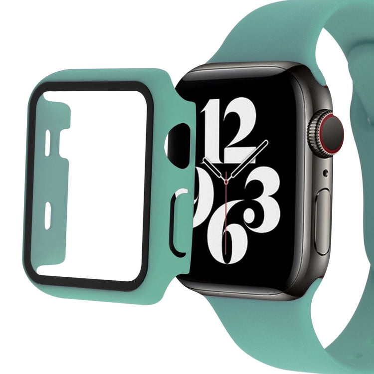 Meget Godt Universal Apple Cover med Skærmbeskytter i Plastik og Hærdet Glas - Grøn#serie_14