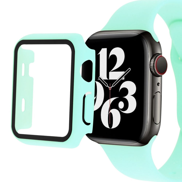 Meget Godt Universal Apple Cover med Skærmbeskytter i Plastik og Hærdet Glas - Grøn#serie_7