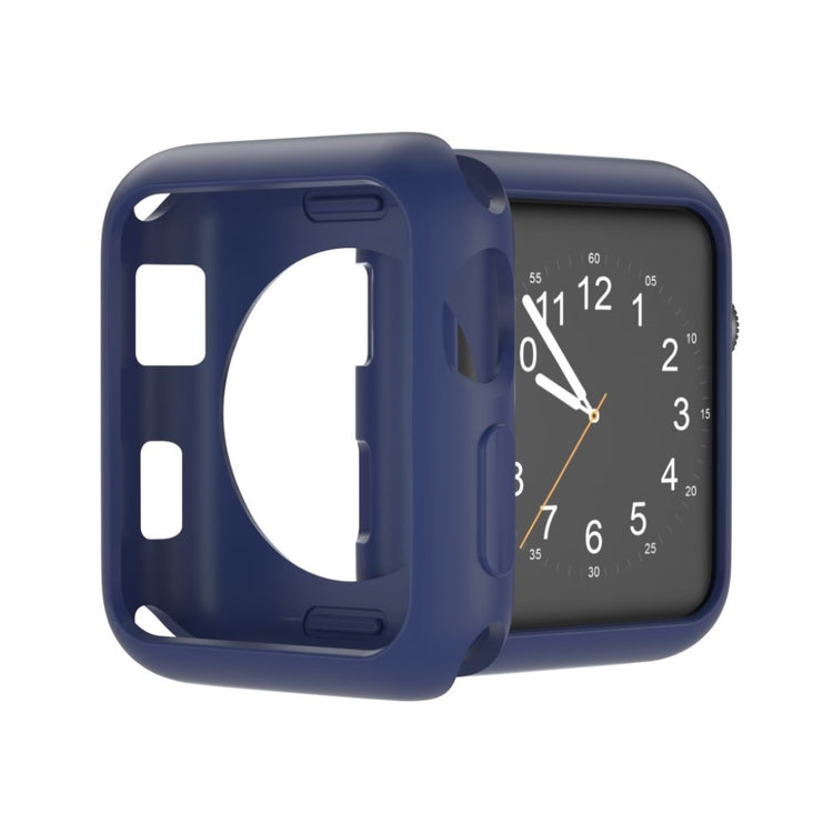 Vildt Fed Apple Watch Series 1-3 42mm Silikone Cover - Blå#serie_12