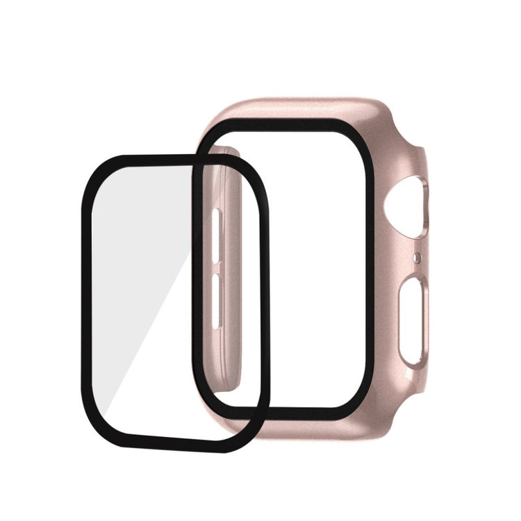 Alle Tiders Apple Watch Series 1-3 42mm Cover med Skærmbeskytter i Hærdet Glas - Pink#serie_5