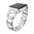 Skönt Apple Watch Series 1-3 38mm Metall och Strass Armband