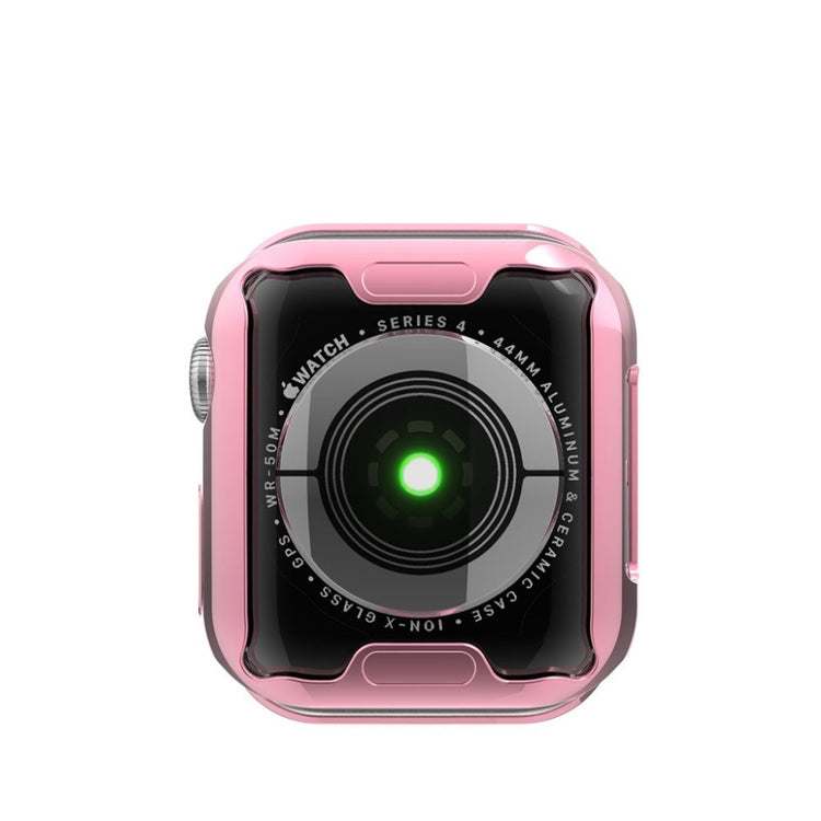 Apple Watch Series 1-3 38mm Gennemsigtig Silikone Bumper  - Pink#serie_2