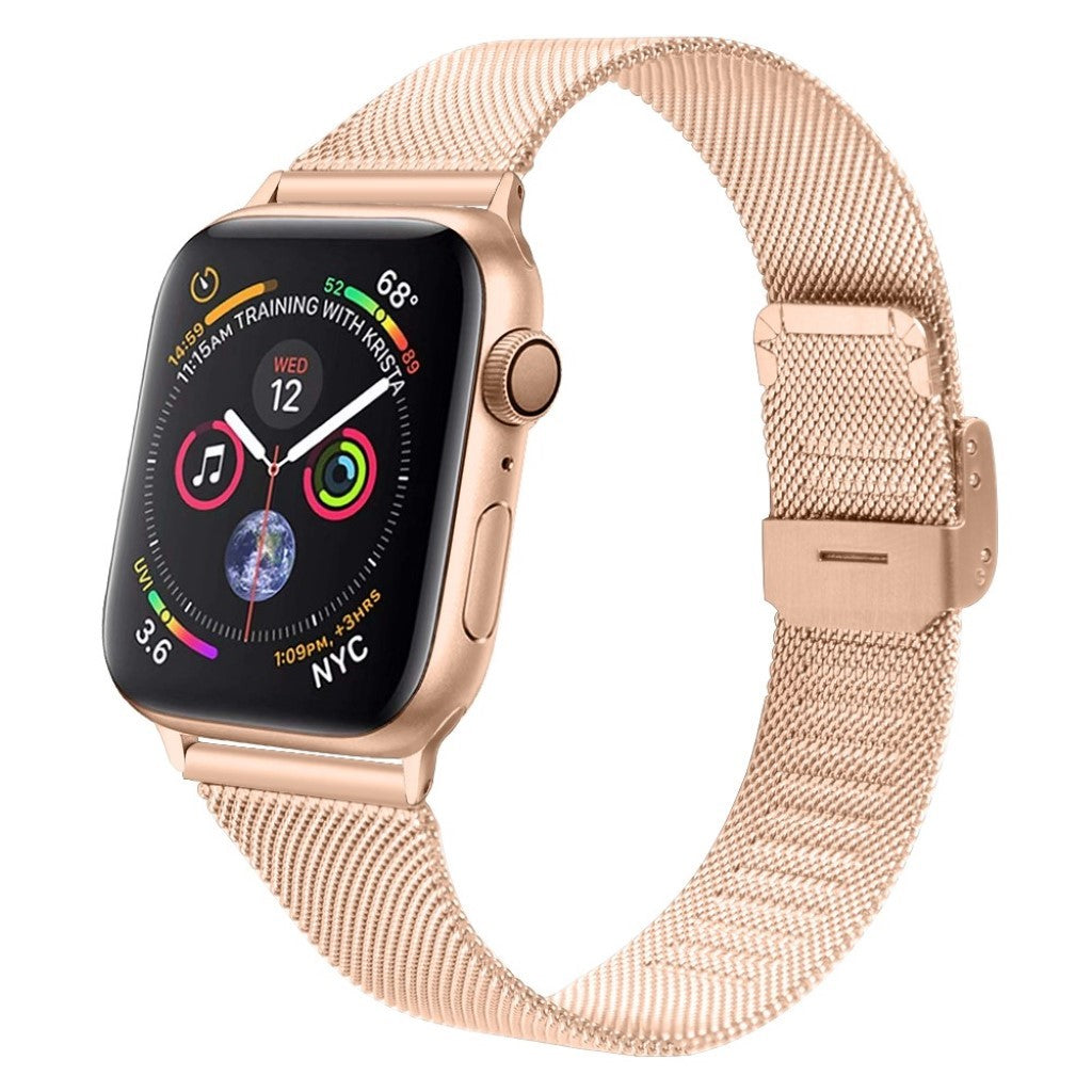 Stilren Apple Watch Series 1-3 38mm Metal Rem - Pink#serie_5