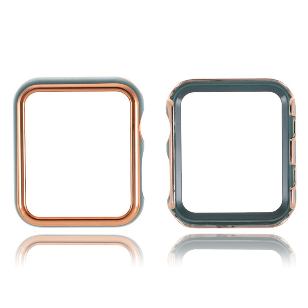 Apple Watch Series 1-3 38mm Stilfuld Plastik Bumper  - Guld#serie_1