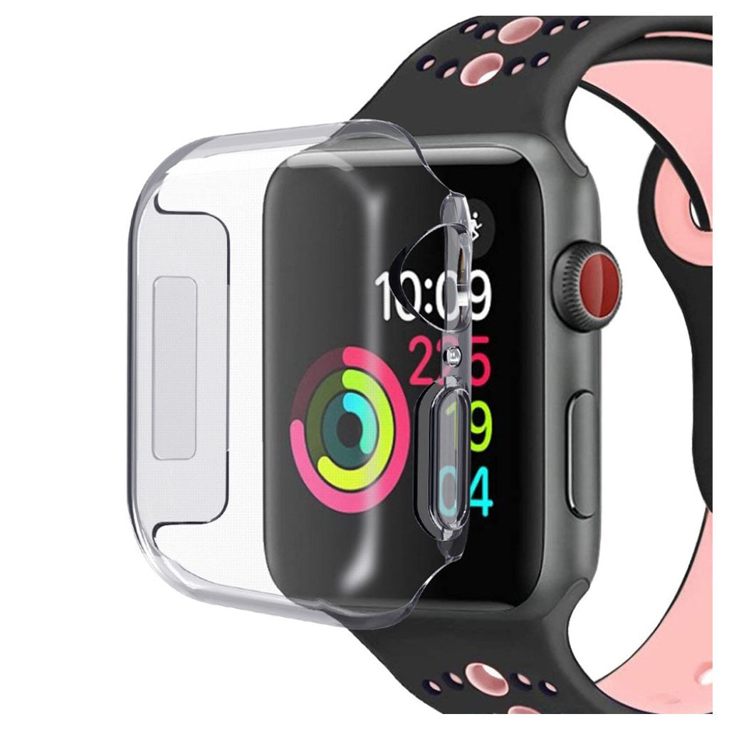 Rigtigt Flot Apple Watch Series 4 44mm Plastik Cover - Gennemsigtig#serie_2