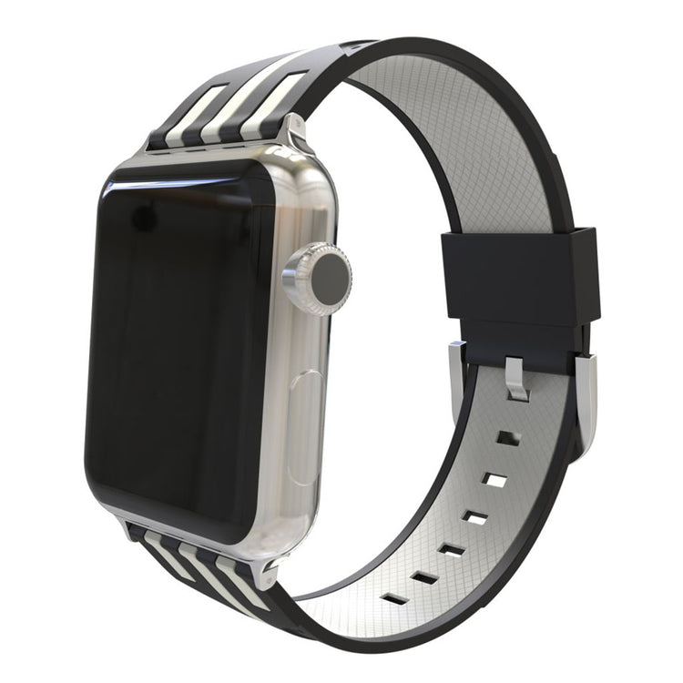 Solid Apple Watch Series 4 40mm Silikone Rem - Flerfarvet#serie_8
