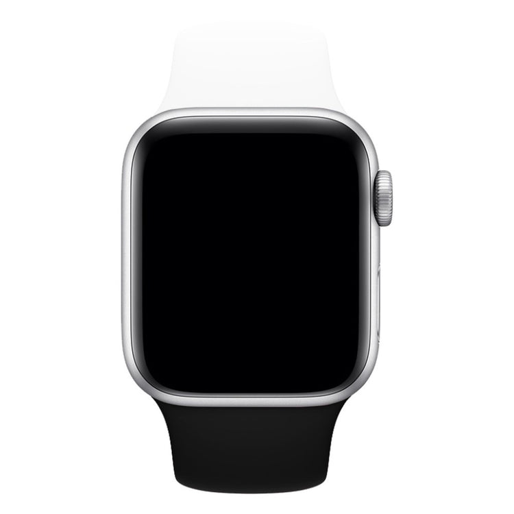 Super elegant Apple Watch Series 4 40mm Silikone Rem - Hvid#serie_1