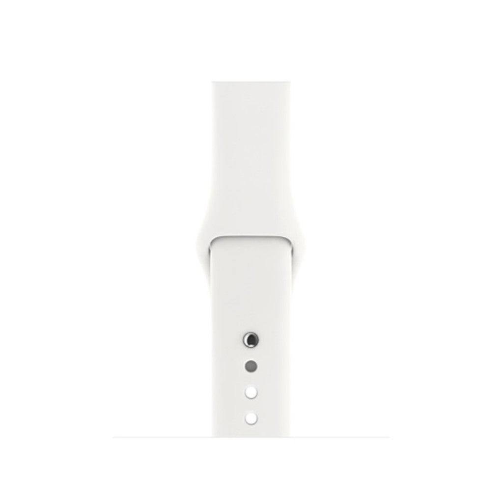 Helt vildt smuk Apple Watch Series 4 40mm Silikone Rem - Hvid#serie_3