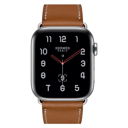 Superflot Apple Watch Series 4 44mm Ægte læder Rem - Brun#serie_5