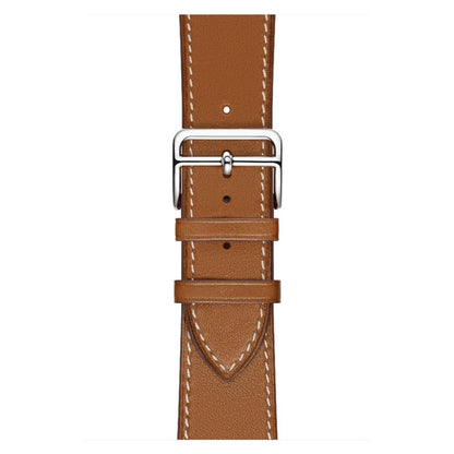 Superflot Apple Watch Series 4 44mm Ægte læder Rem - Brun#serie_5
