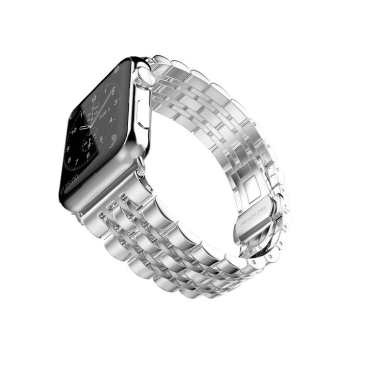 Super fint Apple Watch Series 4 44mm Metal Rem - Sølv#serie_2