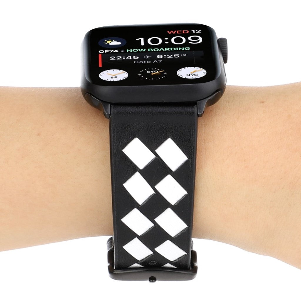 Vildt fantastisk Apple Watch Series 4 44mm Ægte læder Rem - Hvid#serie_4