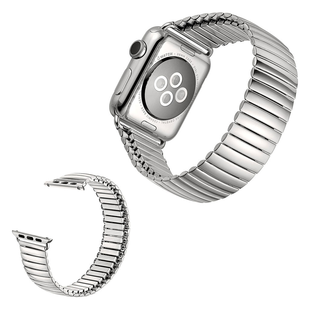 Flot Apple Watch Series 5 40mm / Apple Watch 40mm Metal Rem - Sølv#serie_054
