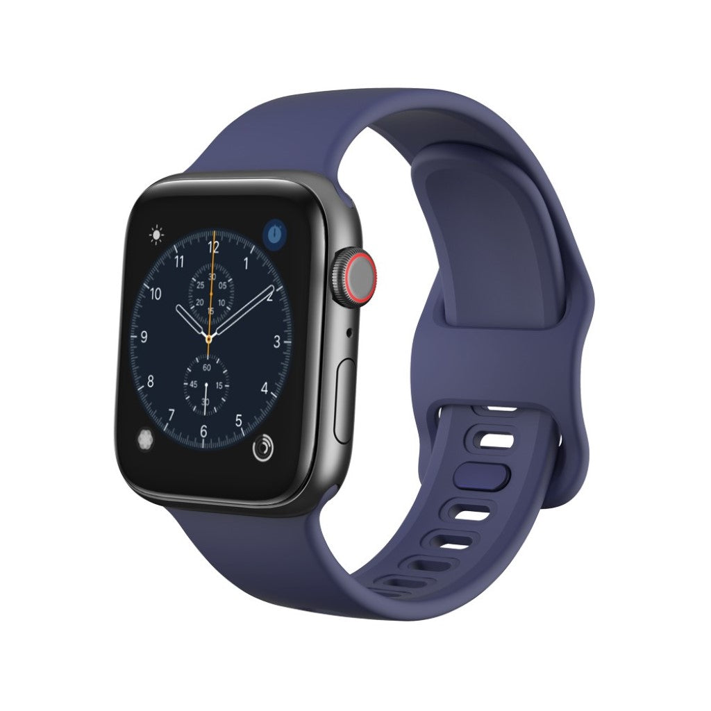  Apple Watch Series 5 40mm / Apple Watch 40mm Silikone Rem - Blå#serie_8