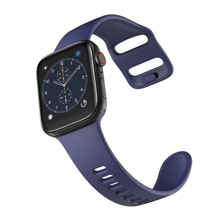  Apple Watch Series 5 40mm / Apple Watch 40mm Silikone Rem - Blå#serie_8