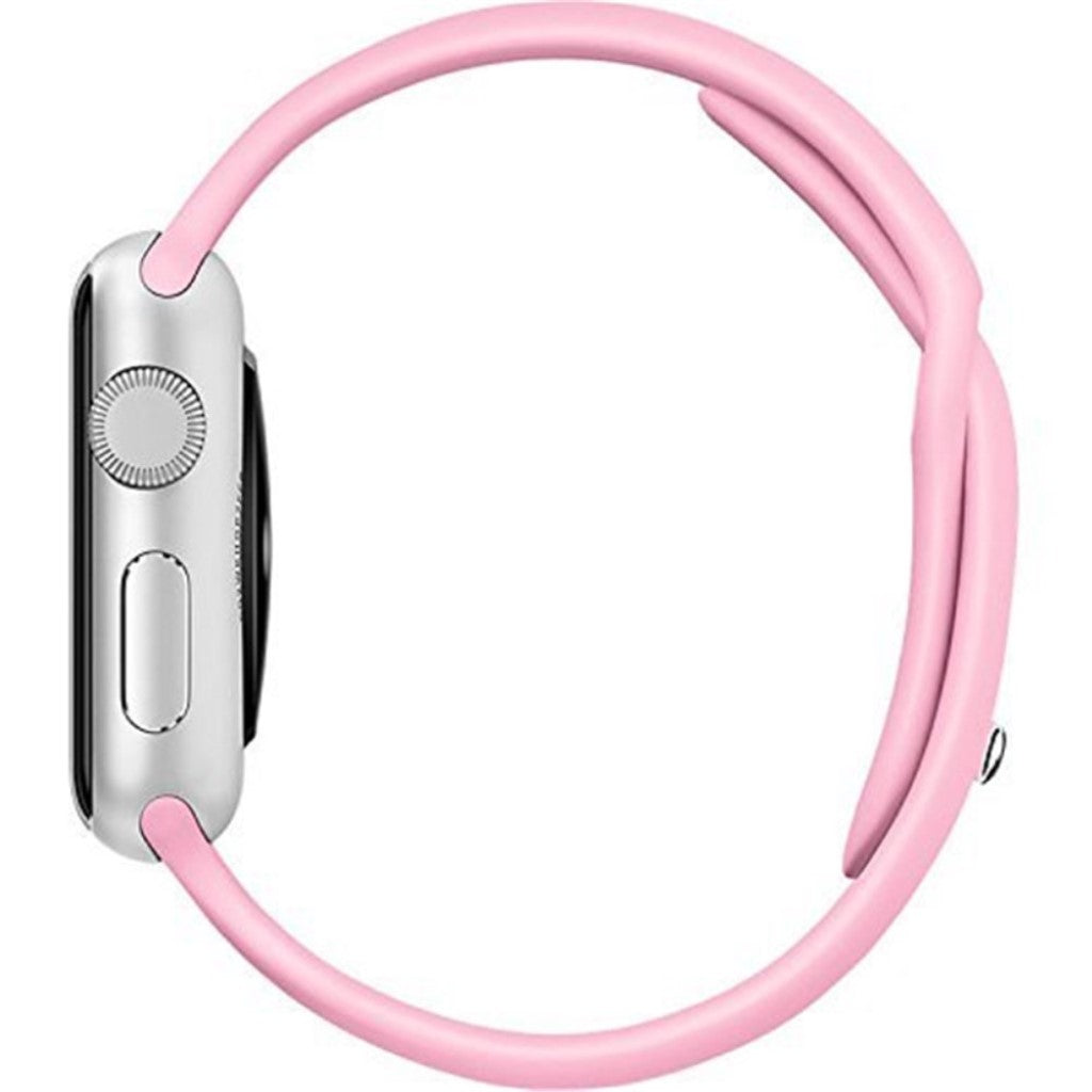  Apple Watch Series 5 44mm / Apple Watch 40mm Silikone Rem - Pink#serie_7