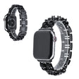 Apple Watch Series 5 40mm / Apple Watch 40mm Metall och Konstläder Armband