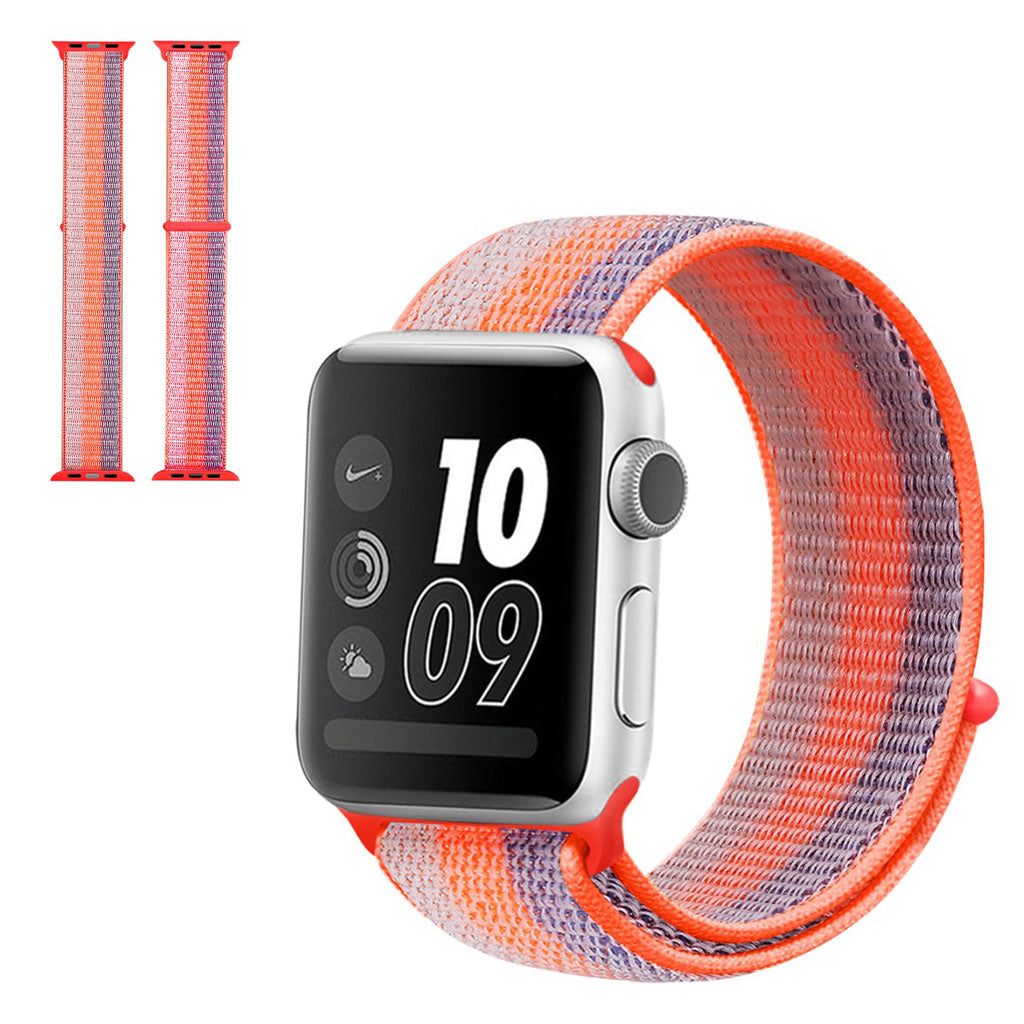 Mega cool Apple Watch Series 5 40mm Nylon Rem - Orange#serie_4