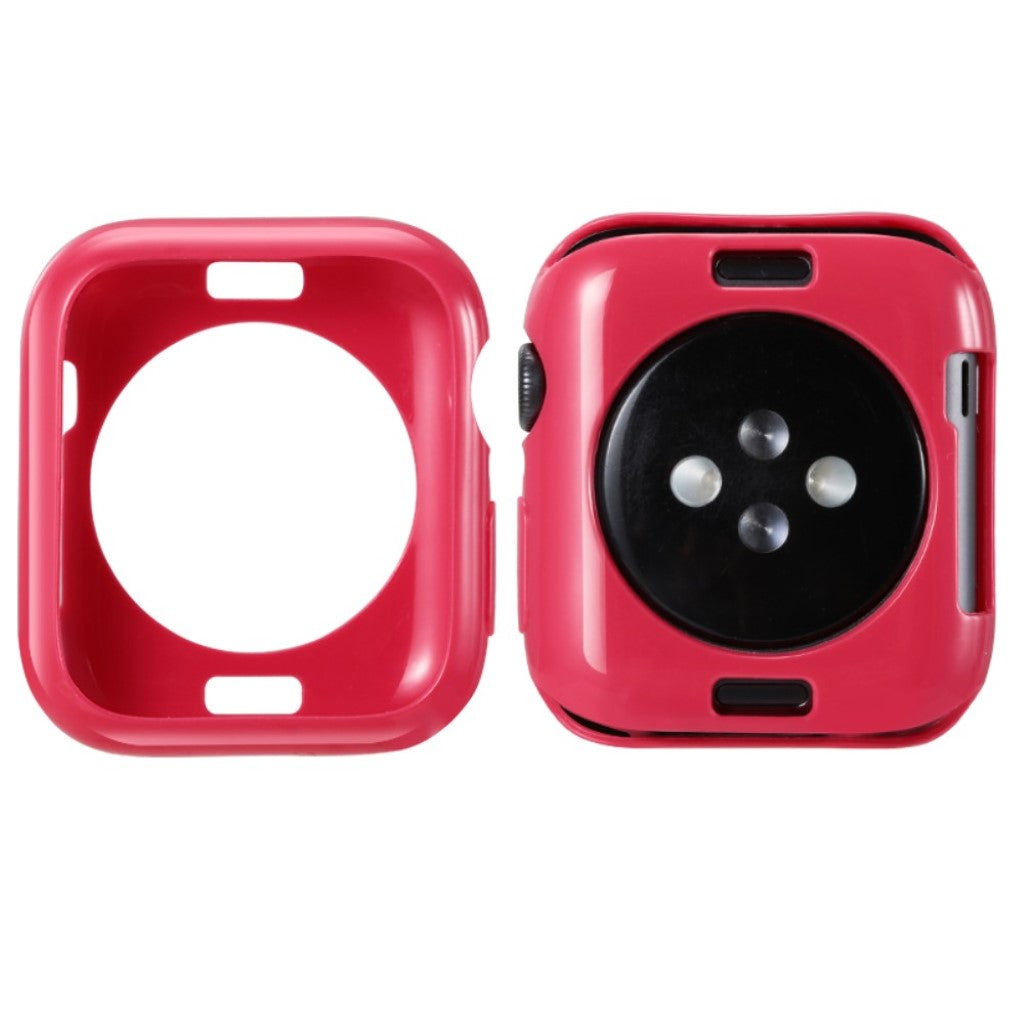 Super Fint Apple Watch Series 5 40mm Silikone Cover - Pink#serie_4