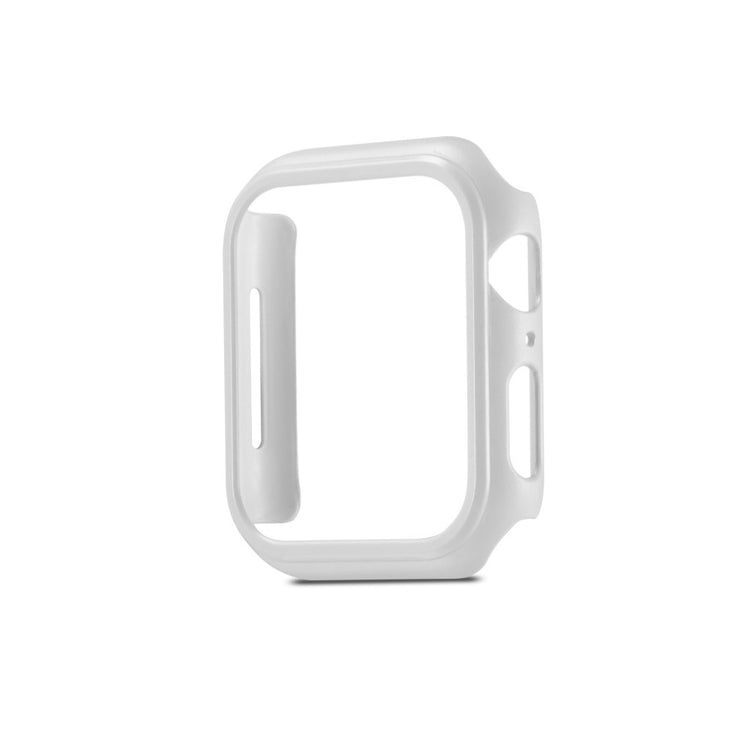 Apple Watch Series 5 40mm / Apple Watch 40mm Mat Plastik Bumper  - Hvid#serie_2