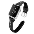 Apple Watch Series 5 44mm Äkta läder och Mjukplast Armband