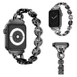 Bekvämt Apple Watch Series 5 44mm Metall och Strass Armband