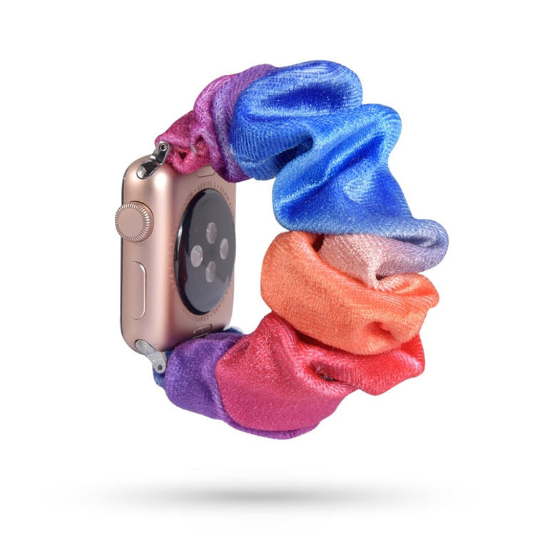 Glimrende Apple Watch Series 5 44mm Nylon Rem - Flerfarvet#serie_24