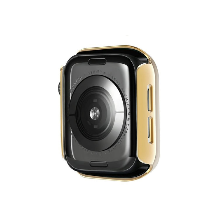 Fint Universal Apple Rhinsten og Silikone Cover - Guld#serie_7