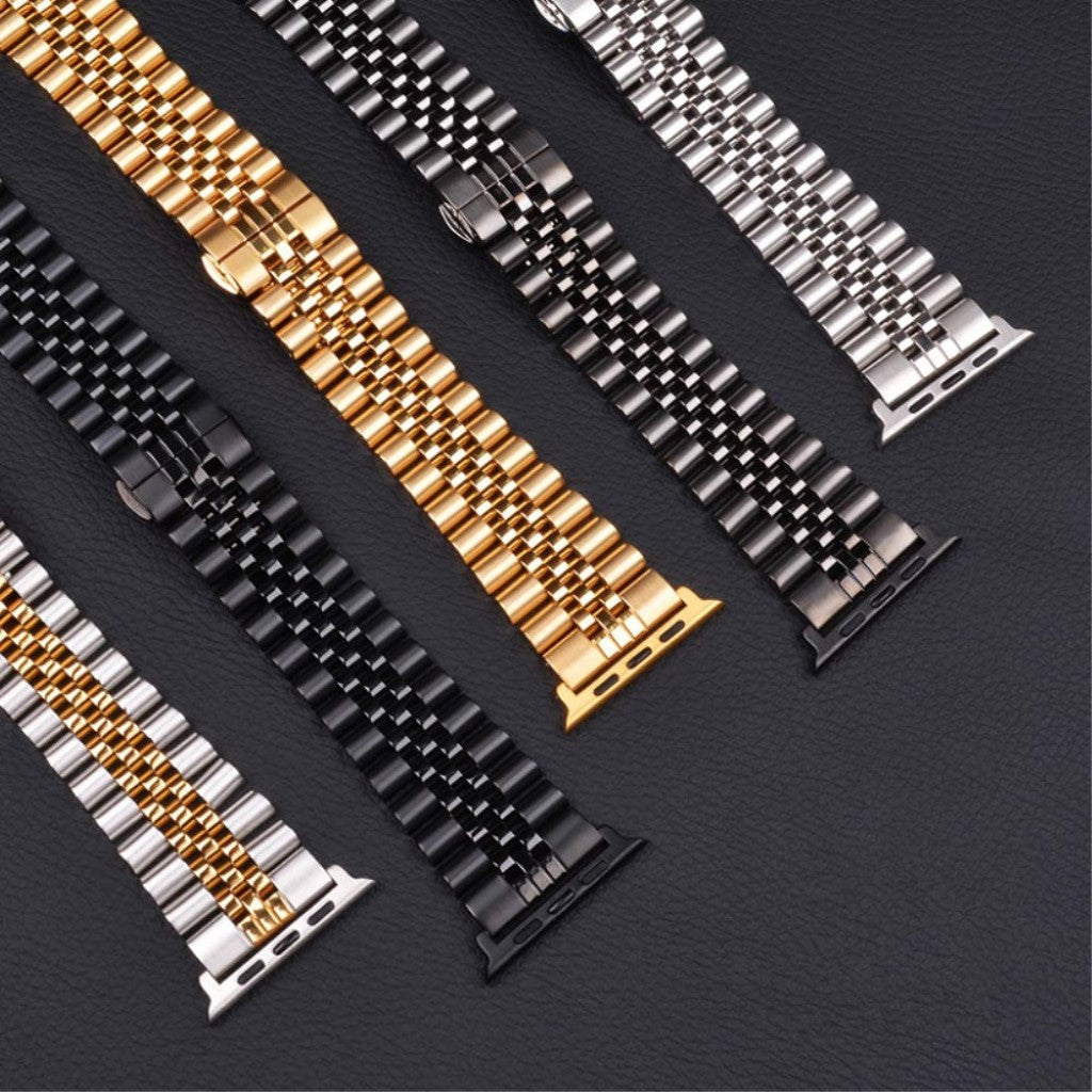 Helt vildt elegant Universal Apple Metal Rem - Sort#serie_1