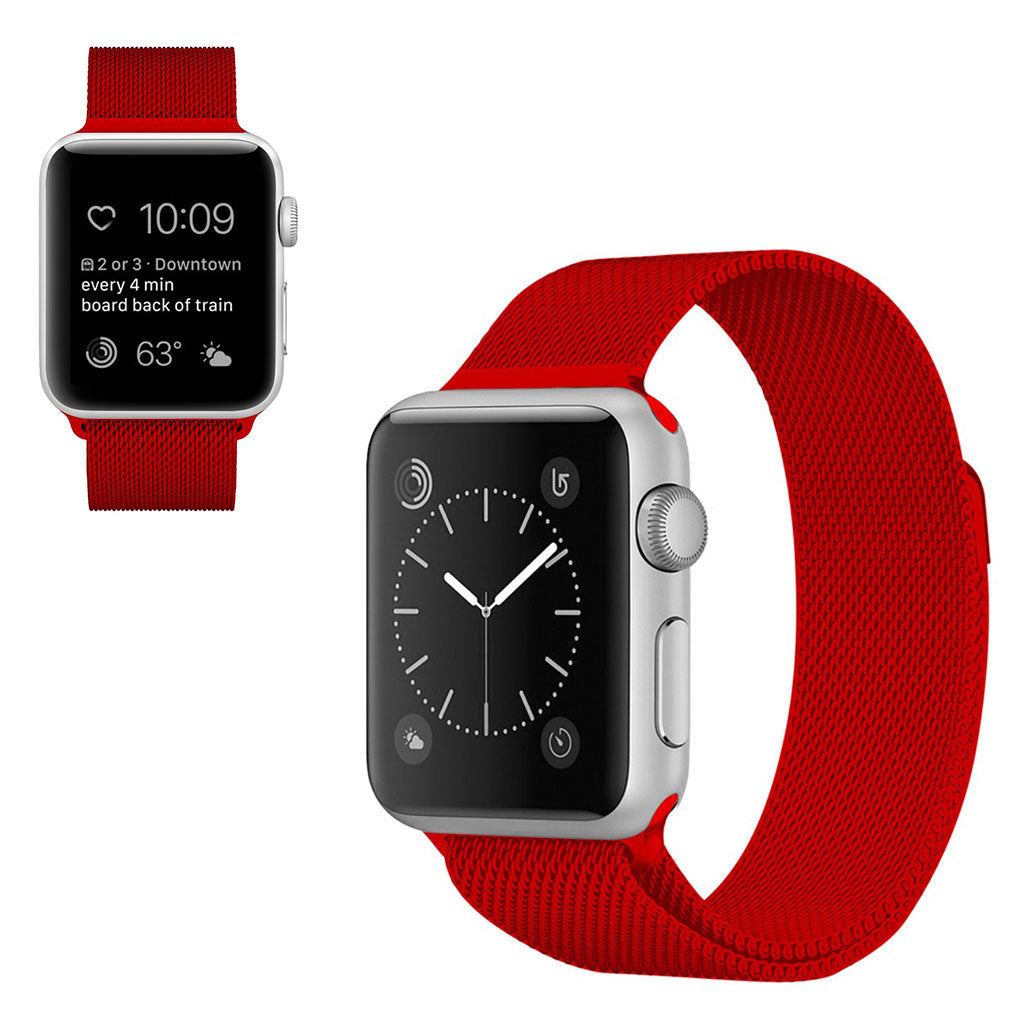  Apple Watch Series 6 44mm / Apple Watch Series 5 44mm Metal Rem - Rød#serie_2