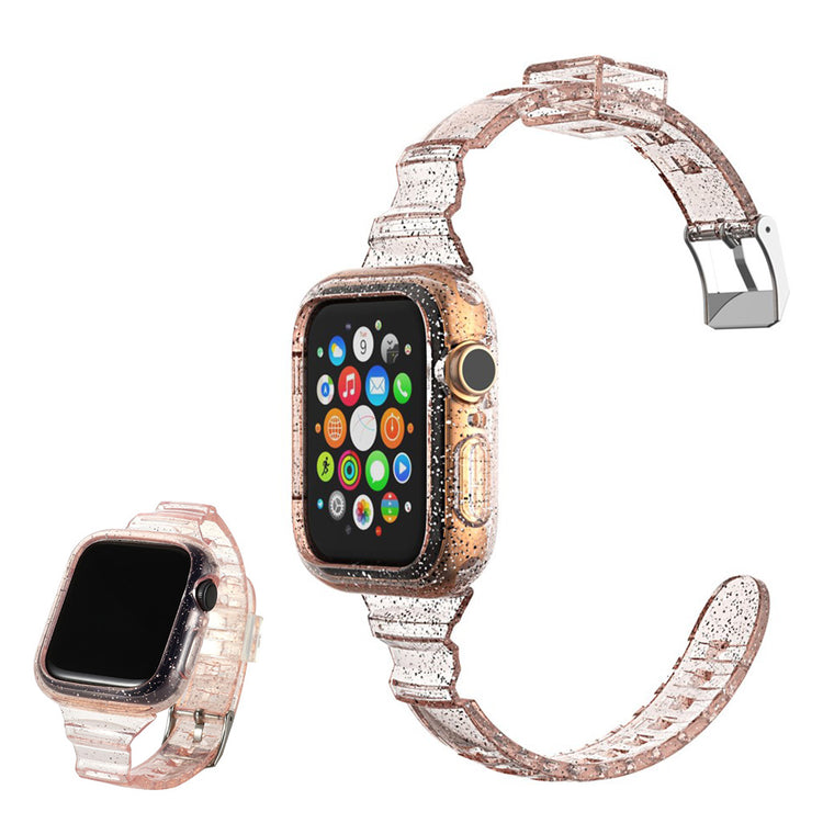 Rigtigt hårdfør Universal Apple Silikone Rem - Pink#serie_4