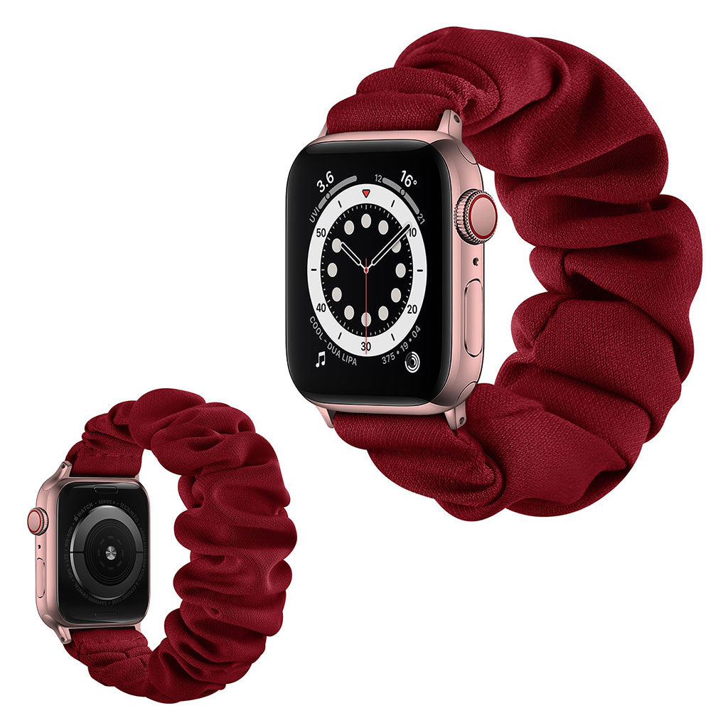  Apple Watch Series 6 40mm / Apple Watch Series 5 40mm Nylon Rem - Størrelse: L - Rød#serie_9