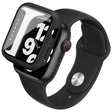 Universell Apple Mjukplast Skal med Klockarmband och Härdat glas