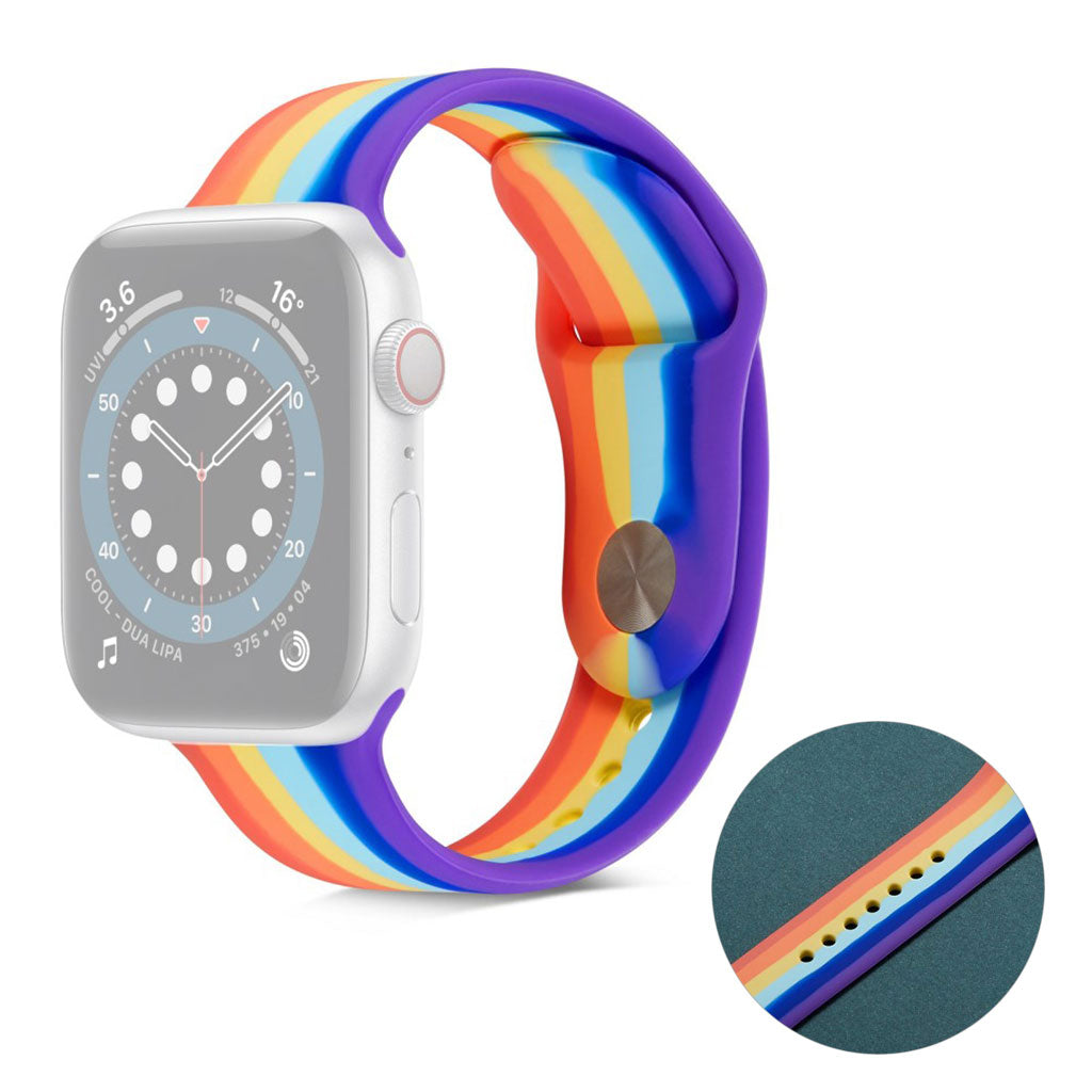 Helt vildt godt Universal Apple Silikone Rem - Størrelse: L - Flerfarvet#serie_5
