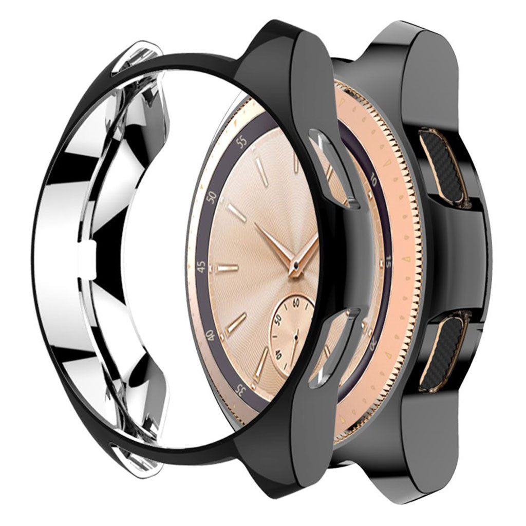Mega Fed Samsung Galaxy Watch (42mm) Silikone Cover - Sort#serie_1