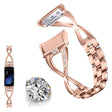 Mycket sött Samsung Gear Fit2 Metall och Strass Armband