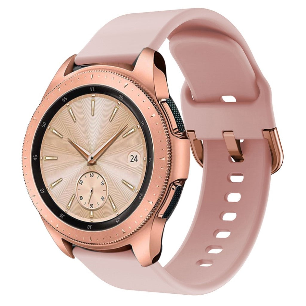 Helt vildt fed Samsung Galaxy Watch (42mm) Silikone Rem - Pink#serie_4