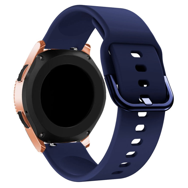 Helt vildt fed Samsung Galaxy Watch (42mm) Silikone Rem - Blå#serie_9